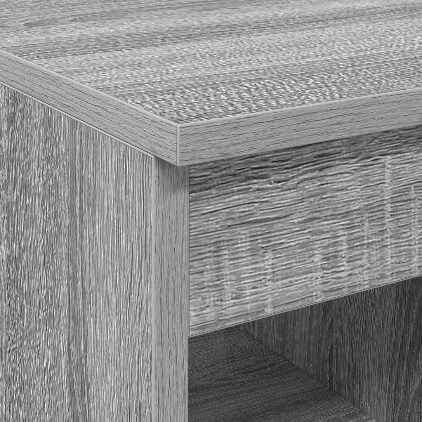 vidaXL Ντουλάπι Μπάνιου Ενδιάμεσο Γκρι Sonoma 30 x 44,5 x 50 εκ.