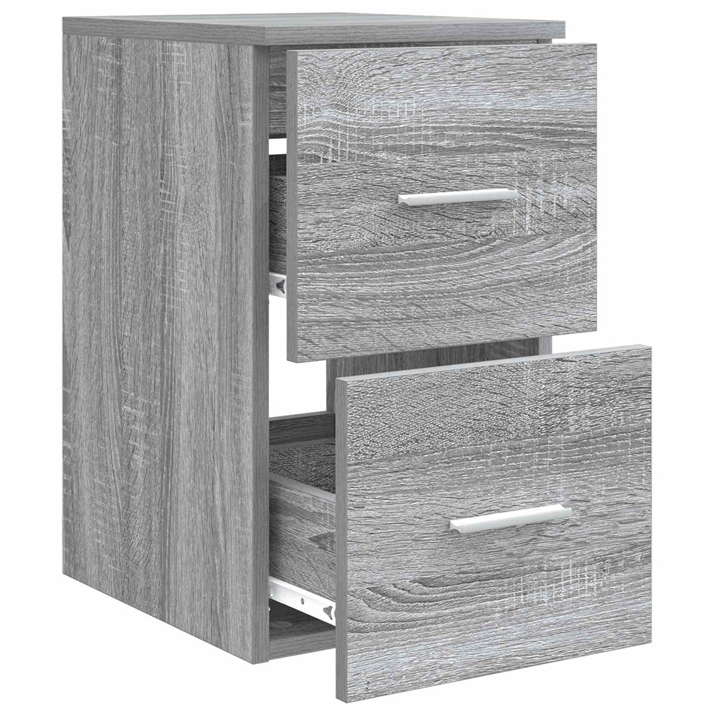 vidaXL Ντουλάπι Μπάνιου Ενδιάμεσο Γκρι Sonoma 30 x 41 x 50 εκ.