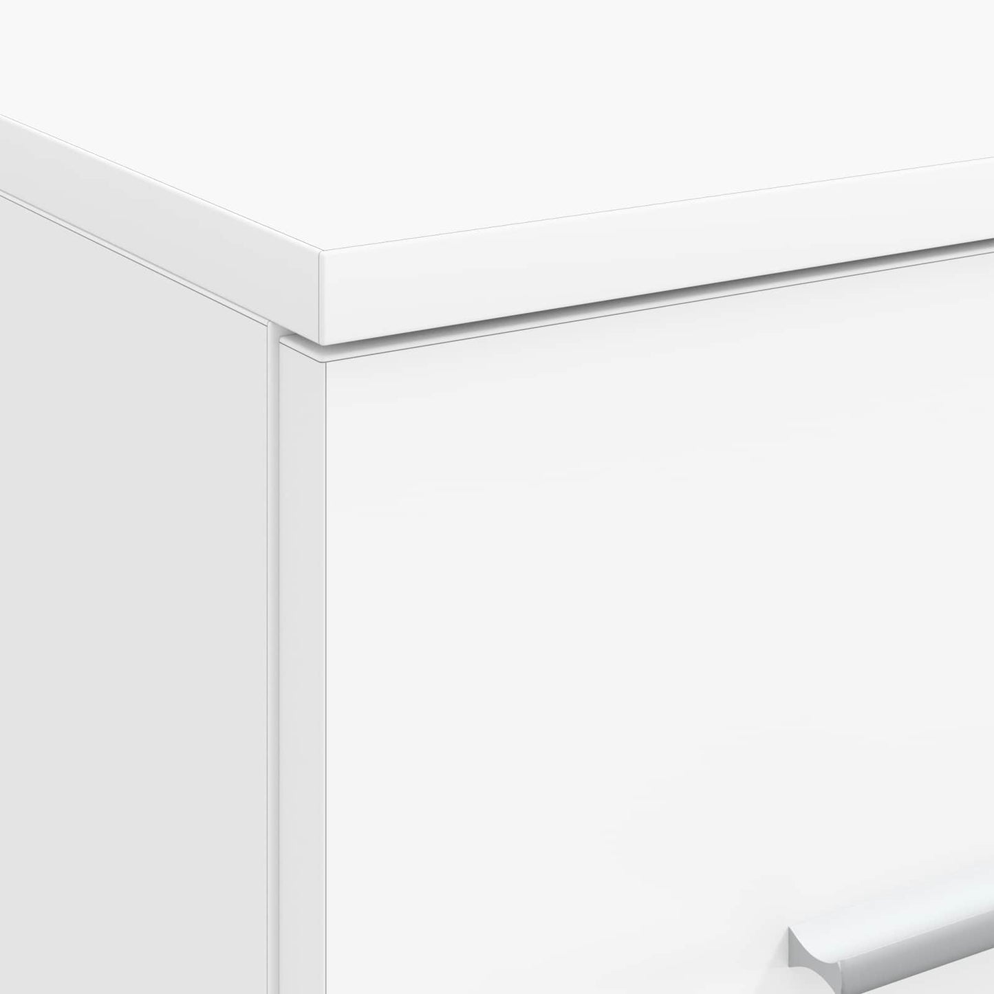 vidaXL Ντουλάπι Μπάνιου Ενδιάμεσο Λευκό 30 x 44,5 x 50 εκ.