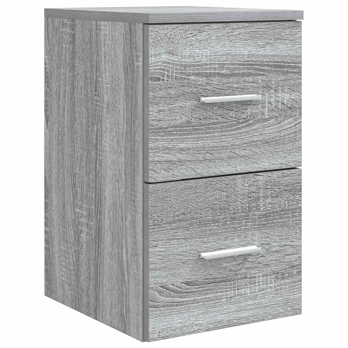 vidaXL Ντουλάπι Μπάνιου Ενδιάμεσο Γκρι Sonoma 30 x 44,5 x 50 εκ.