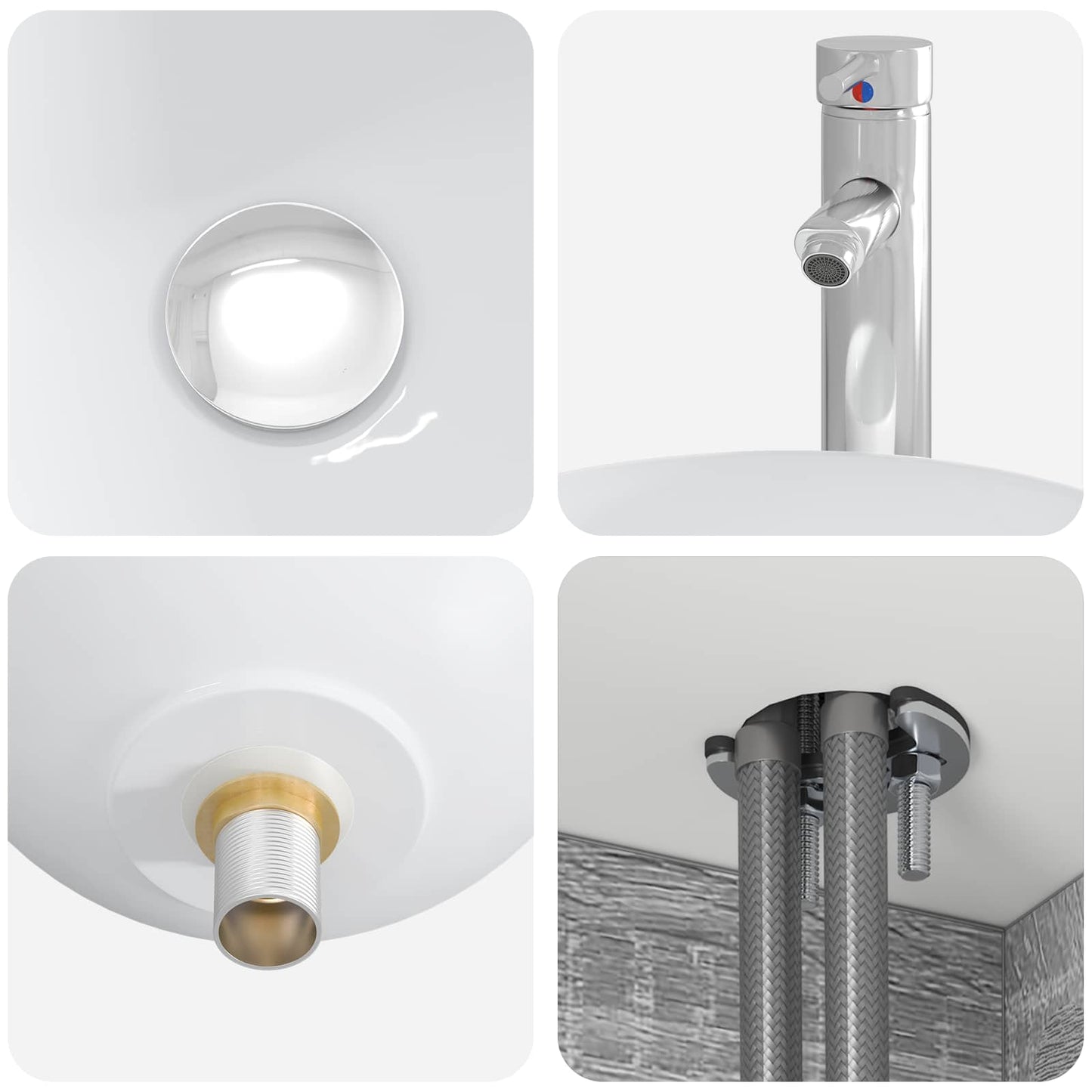 vidaXL Επιτοίχια Λεκάνη Έπιπλο Γκρι Sonoma 49,5 x 35 x 63 εκ