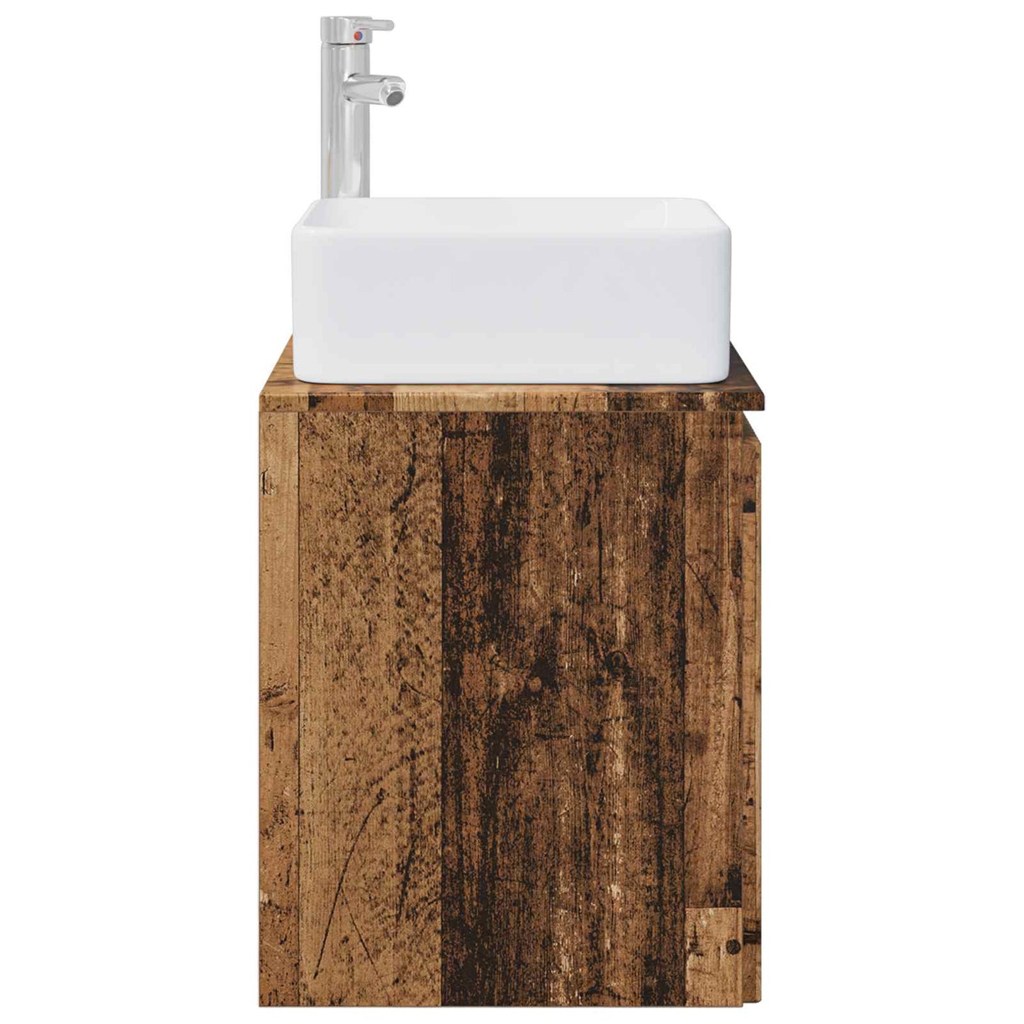 vidaXL Επιτοίχια Λεκάνη Έπιπλο Παλαιωμένο ξύλο 49,5 x 41 x 63 εκ