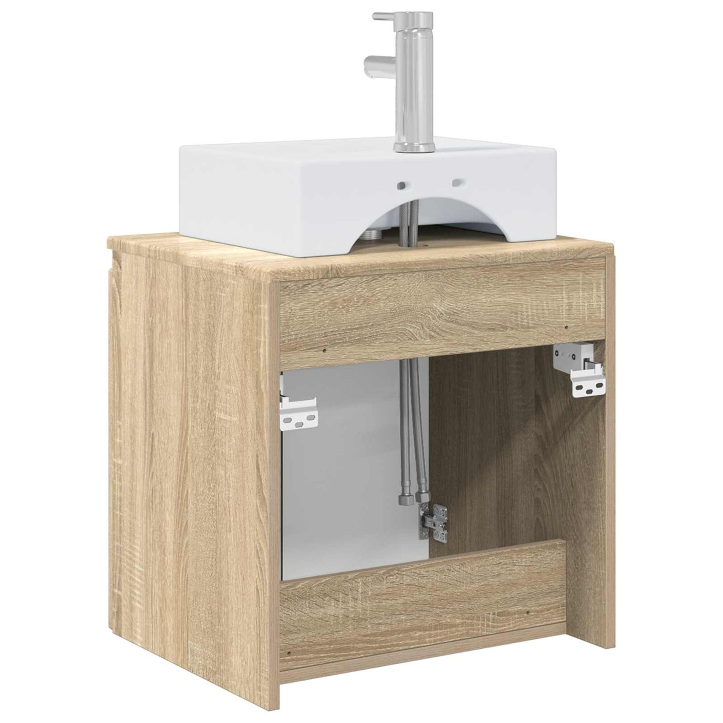 vidaXL Επιτοίχια Λεκάνη Έπιπλο Sonoma Δρυς 49,5 x 41 x 62,5 εκ
