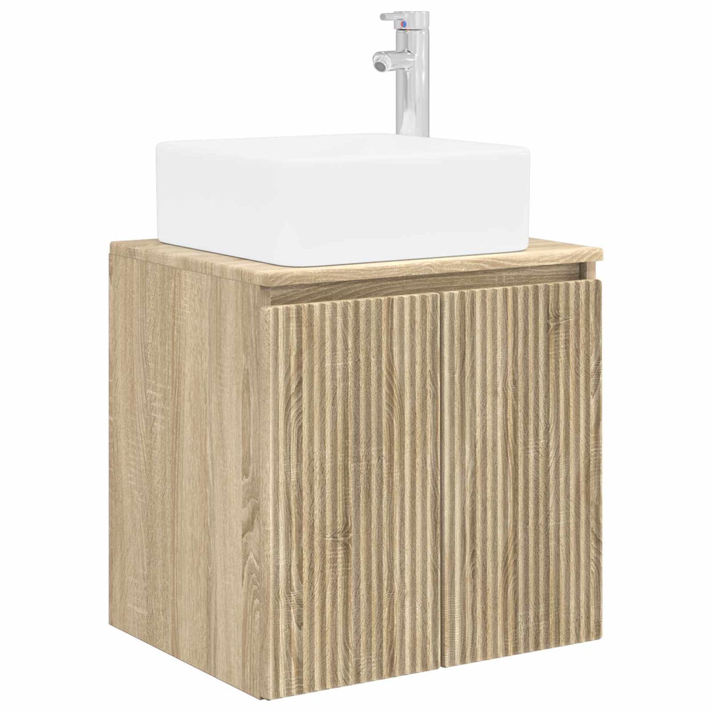 vidaXL Επιτοίχια Λεκάνη Έπιπλο Sonoma Δρυς 53 x 35 x 63 εκ