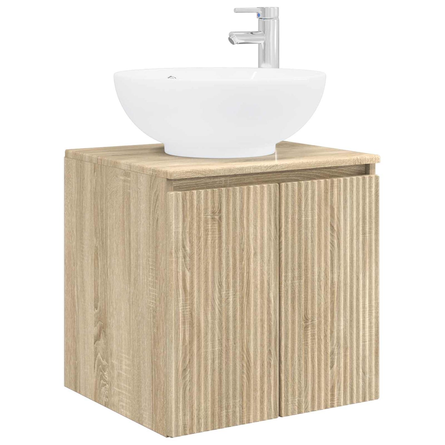 vidaXL Επιτοίχια Λεκάνη Έπιπλο Sonoma Δρυς 49,5 x 44,5 x 65 εκ