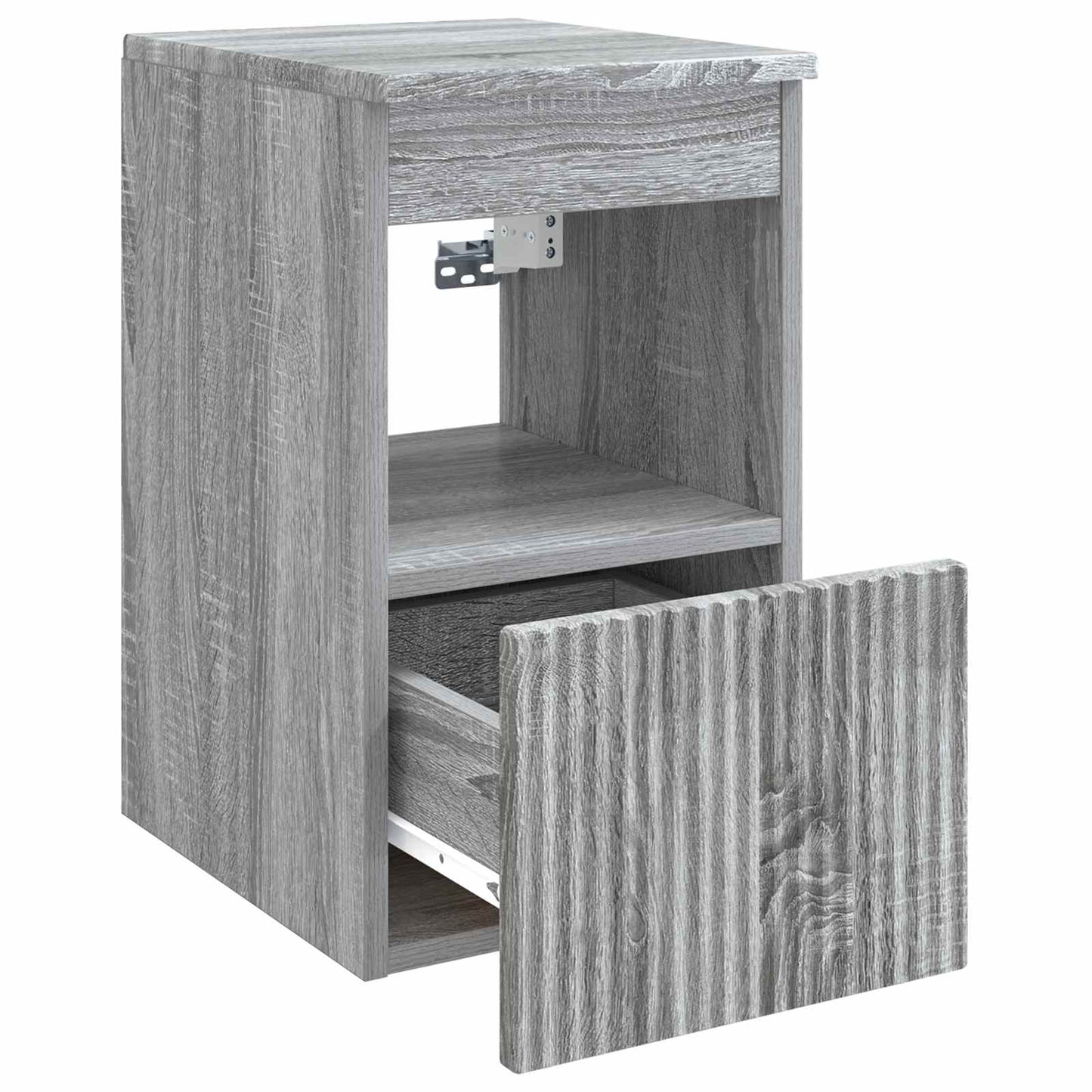 vidaXL Ντουλάπι Μπάνιου Γκρι Sonoma 30 x 41 x 50 εκ.