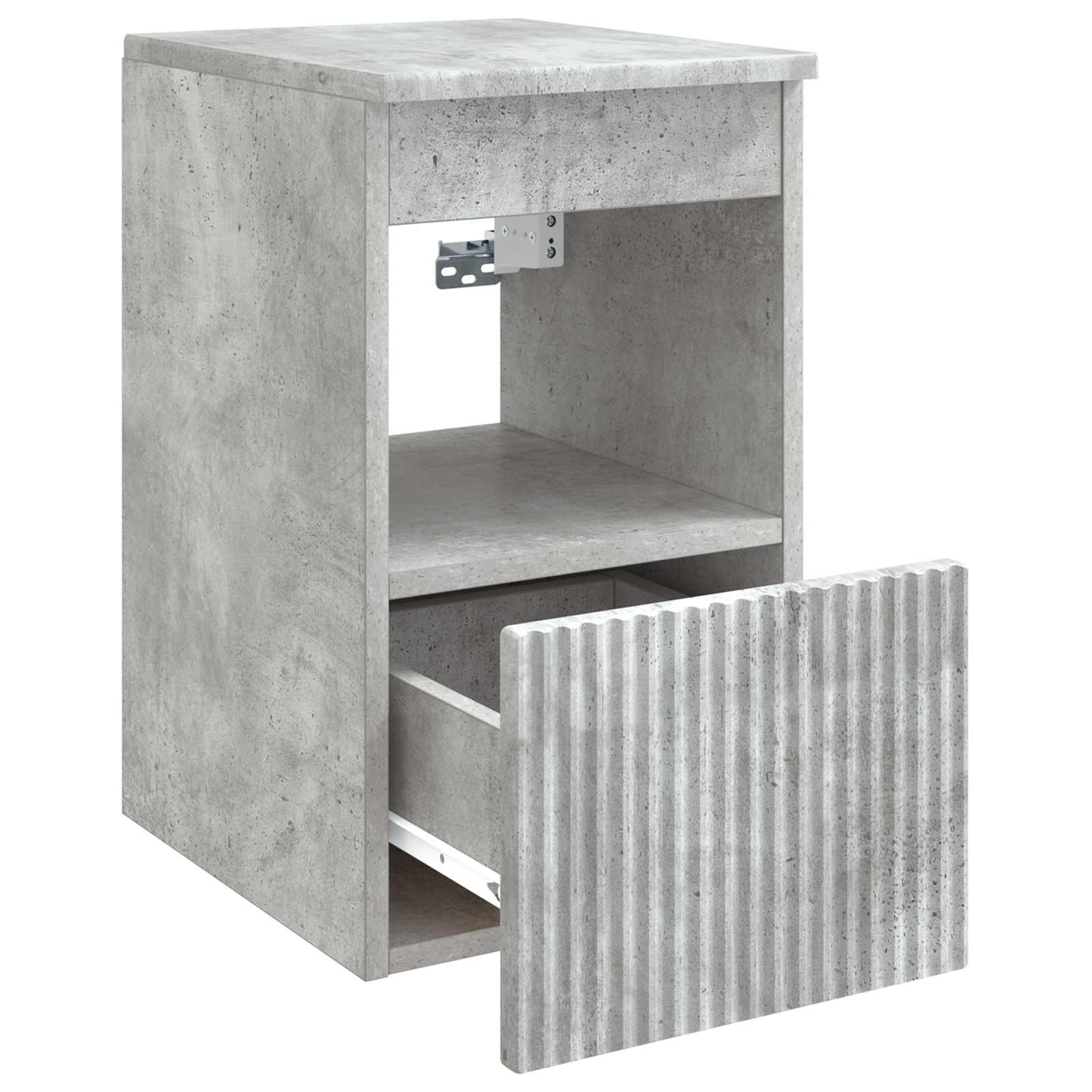 vidaXL Ντουλάπι Μπάνιου Γκρι Σκυροδέματος 30 x 44,5 x 50 εκ.