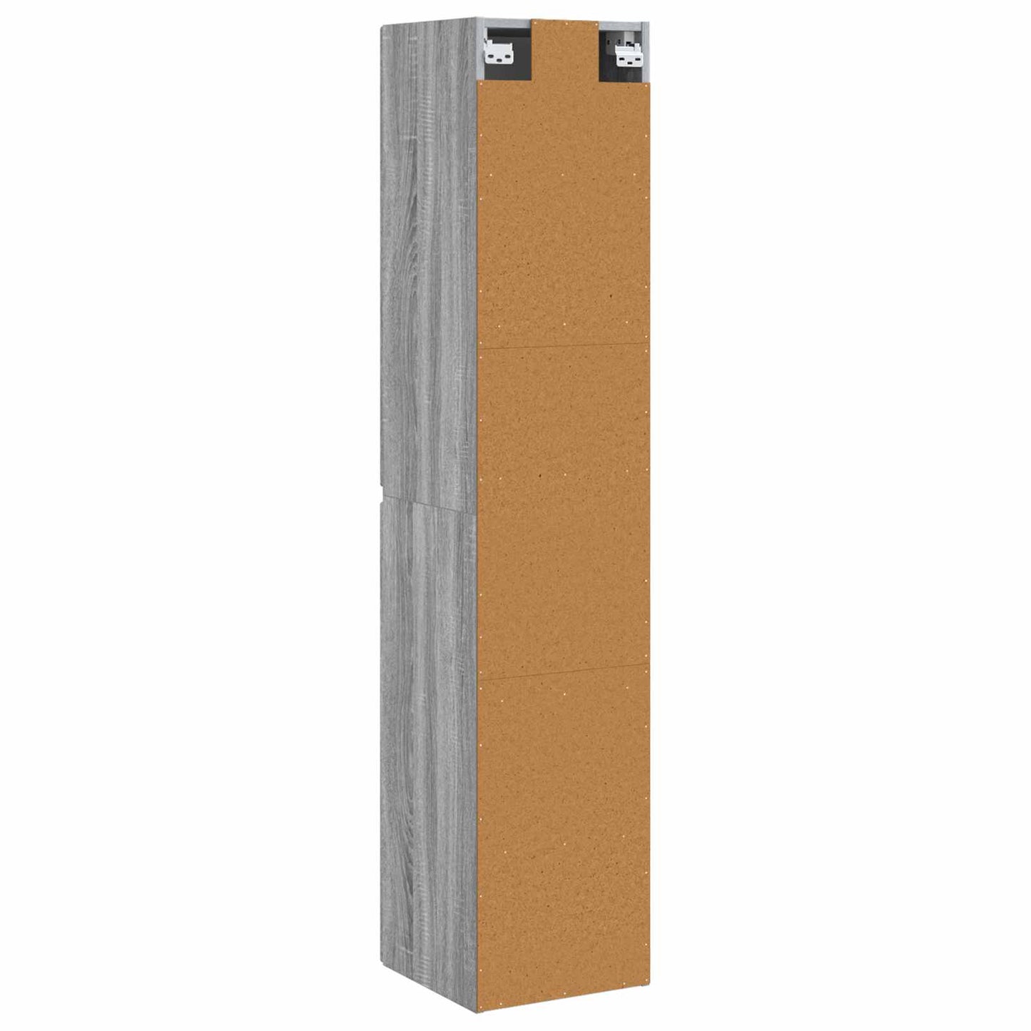 vidaXL Τοίχου Ντουλάπα Μπάνιου Γκρι Sonoma 33 x 34,5 x 160 εκ