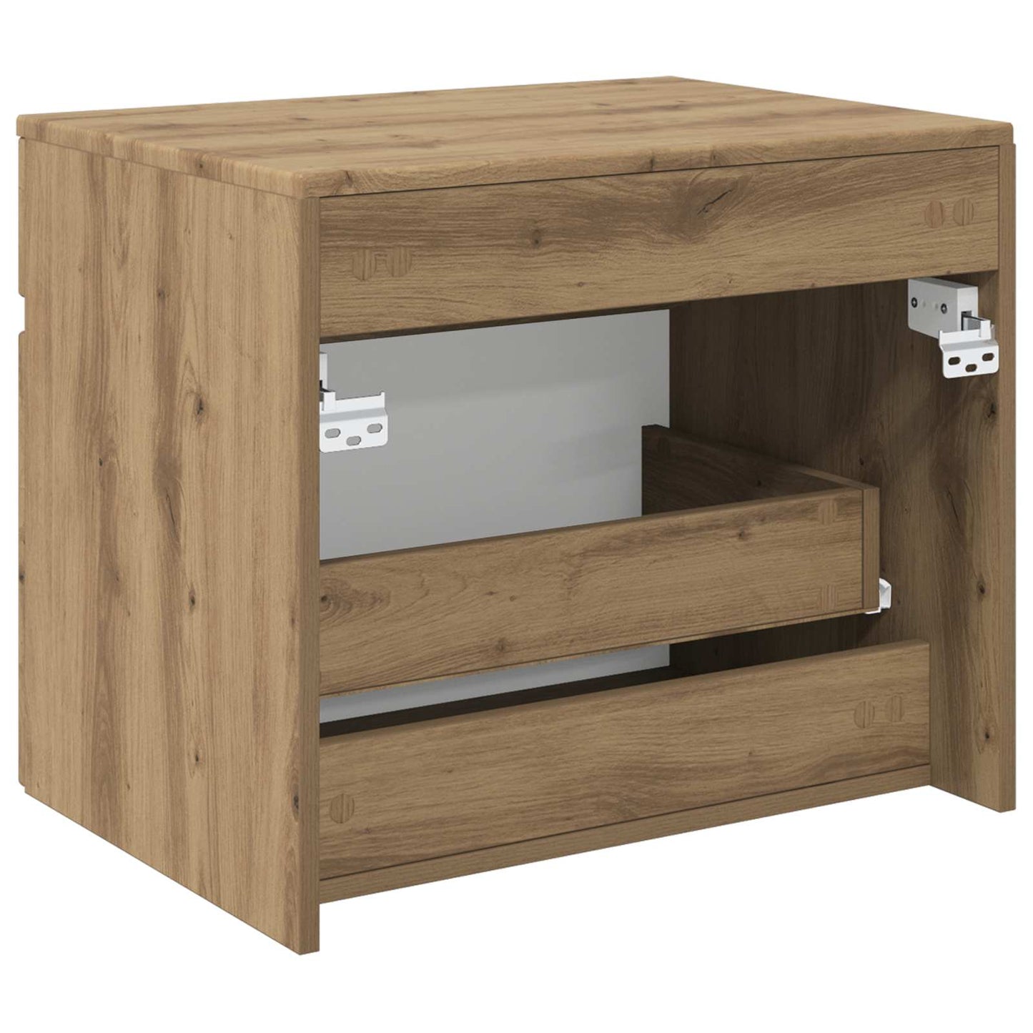 vidaXL Τοίχου Ντουλάπα Μπάνιου Artisan Δρυς 59 x 44,5 x 50 εκ