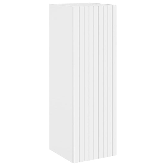 vidaXL Τοίχου Ντουλάπα Μπάνιου Λευκό 33 x 34,5 x 100 εκ