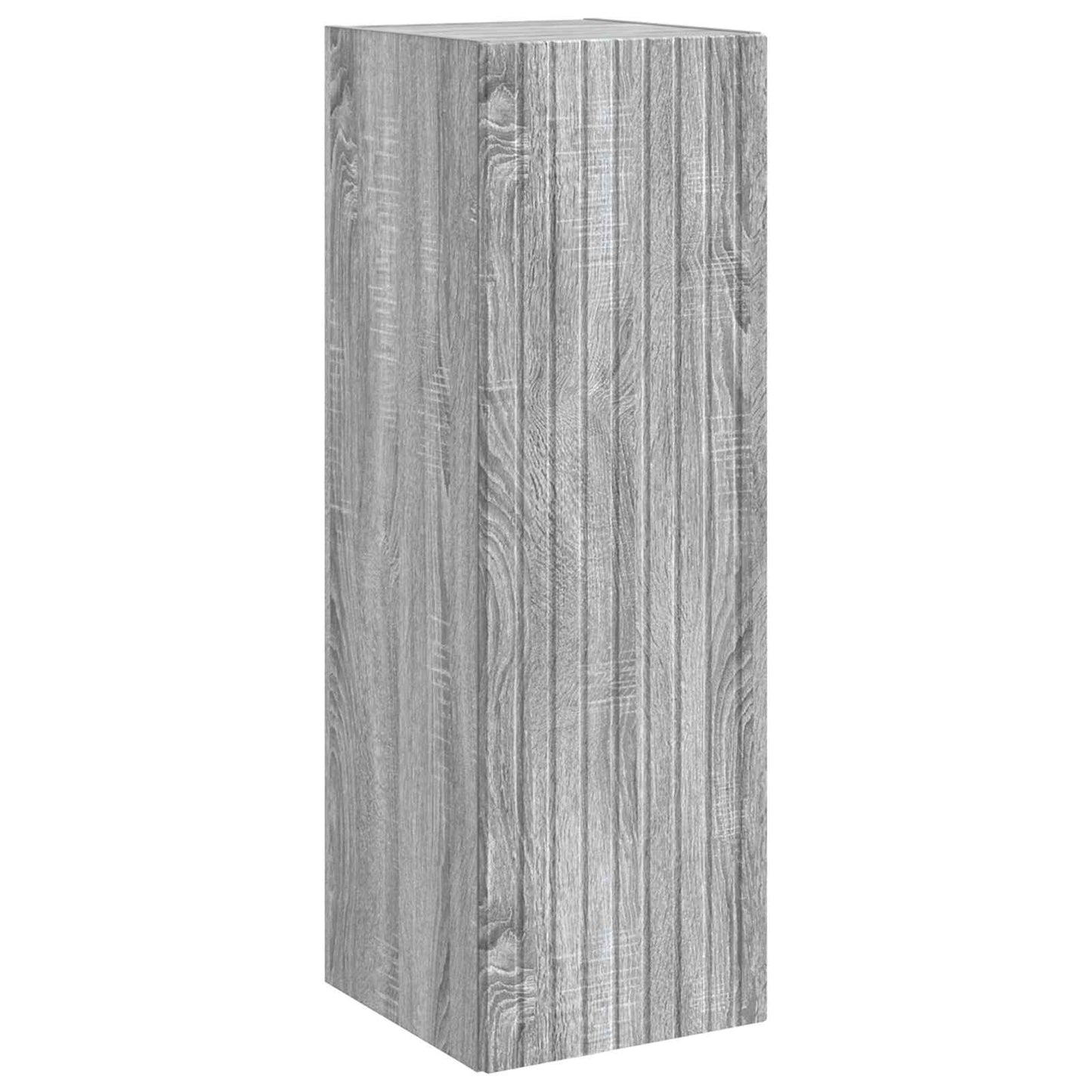 vidaXL Τοίχου Ντουλάπα Μπάνιου Γκρι Sonoma 33 x 34,5 x 60 εκ