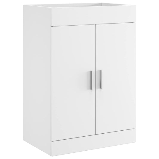 vidaXL Ντουλάπι Κάτω από τον Νιπτήρα Λευκό 56 x 37,5 x 81 εκ