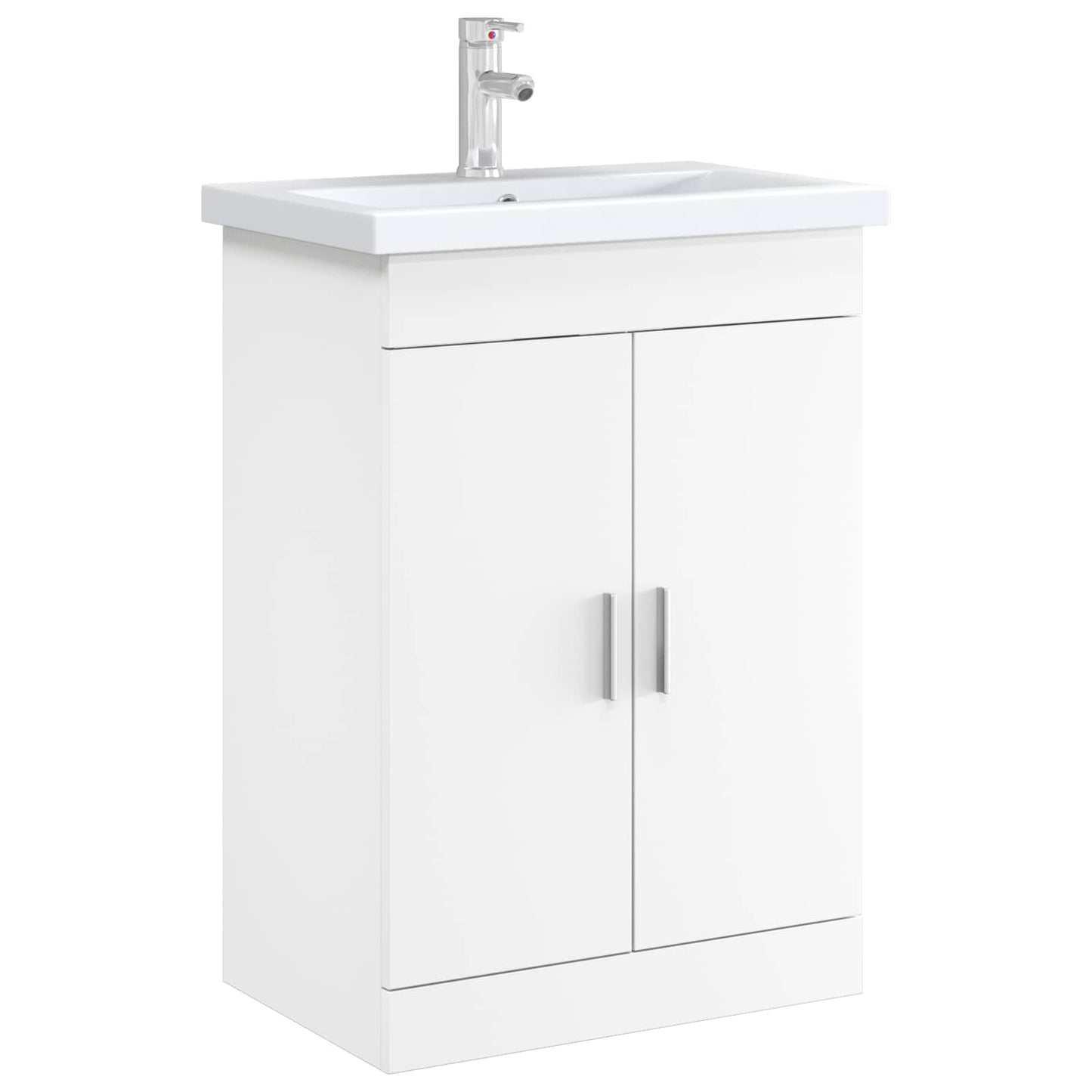 vidaXL Ντουλάπι Κάτω από τον Νιπτήρα Λευκό 56 x 37,5 x 81 εκ