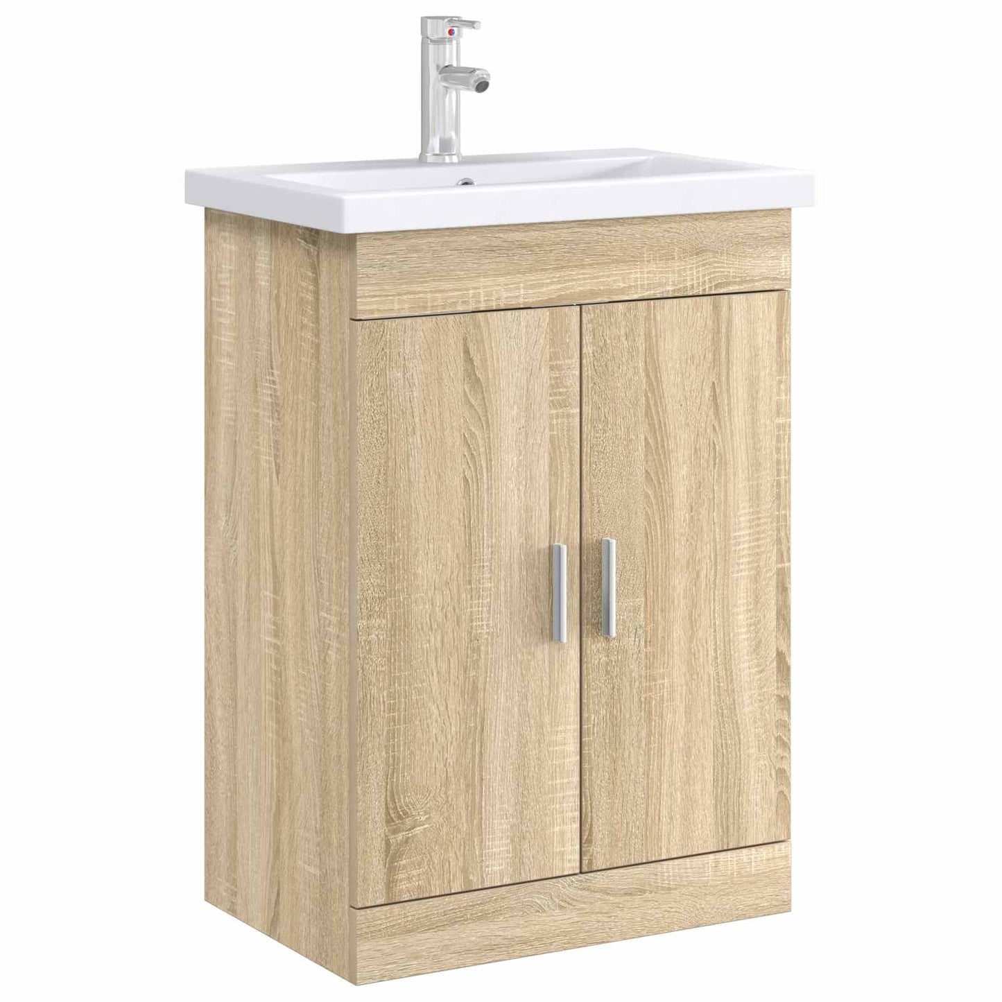 vidaXL Ντουλάπι Κάτω από τον Νιπτήρα Sonoma Δρυς 56 x 37,5 x 81 εκ