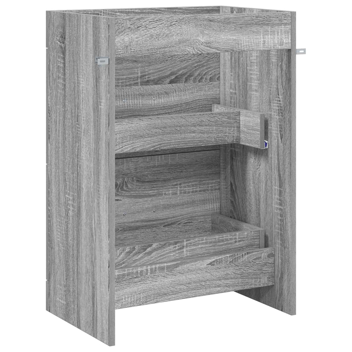 vidaXL Ντουλάπι Κάτω από τον Νιπτήρα Γκρι Sonoma 56 x 37,5 x 81 εκ