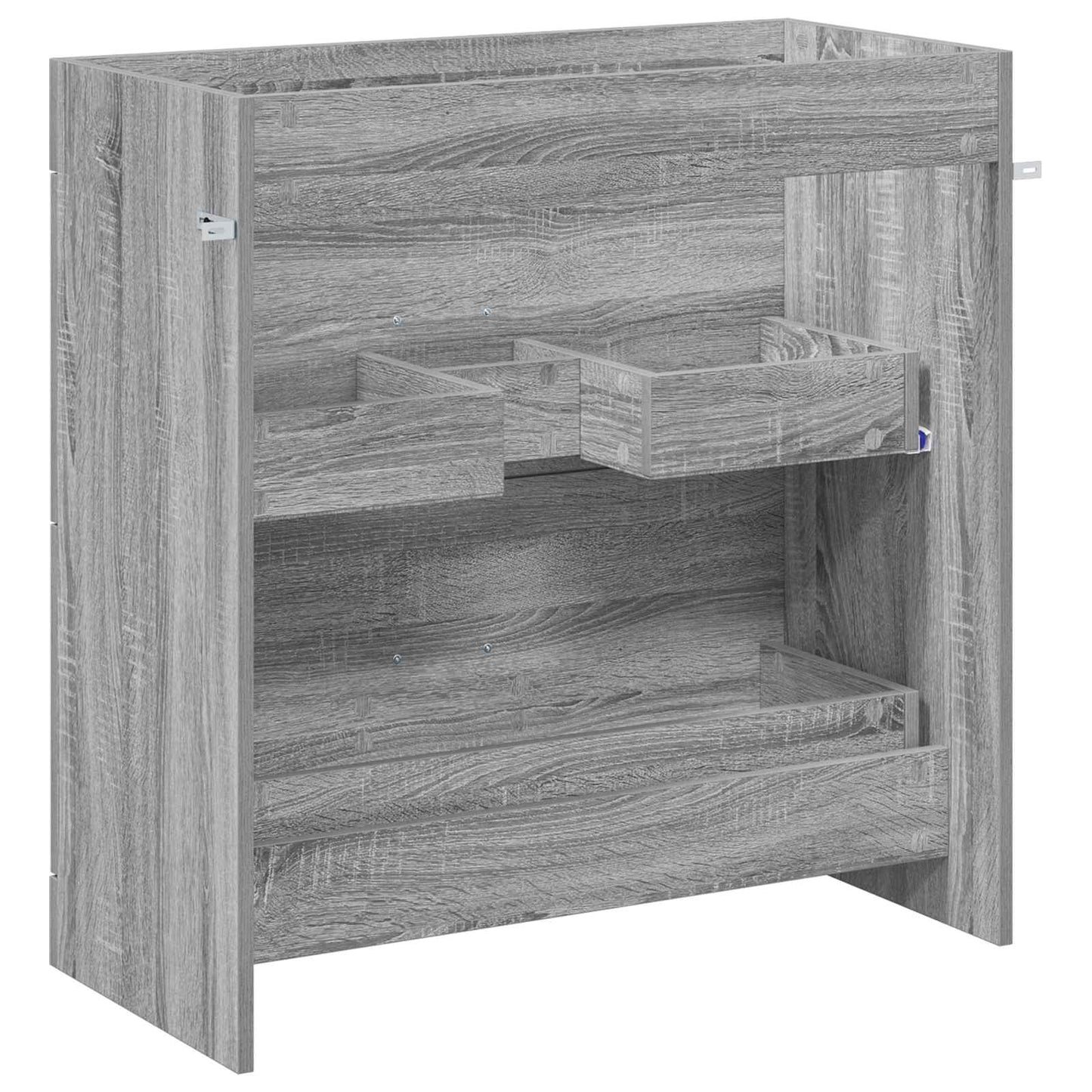vidaXL Ντουλάπι Κάτω από τον Νιπτήρα Γκρι Sonoma 78,5 x 37,5 x 81 εκ