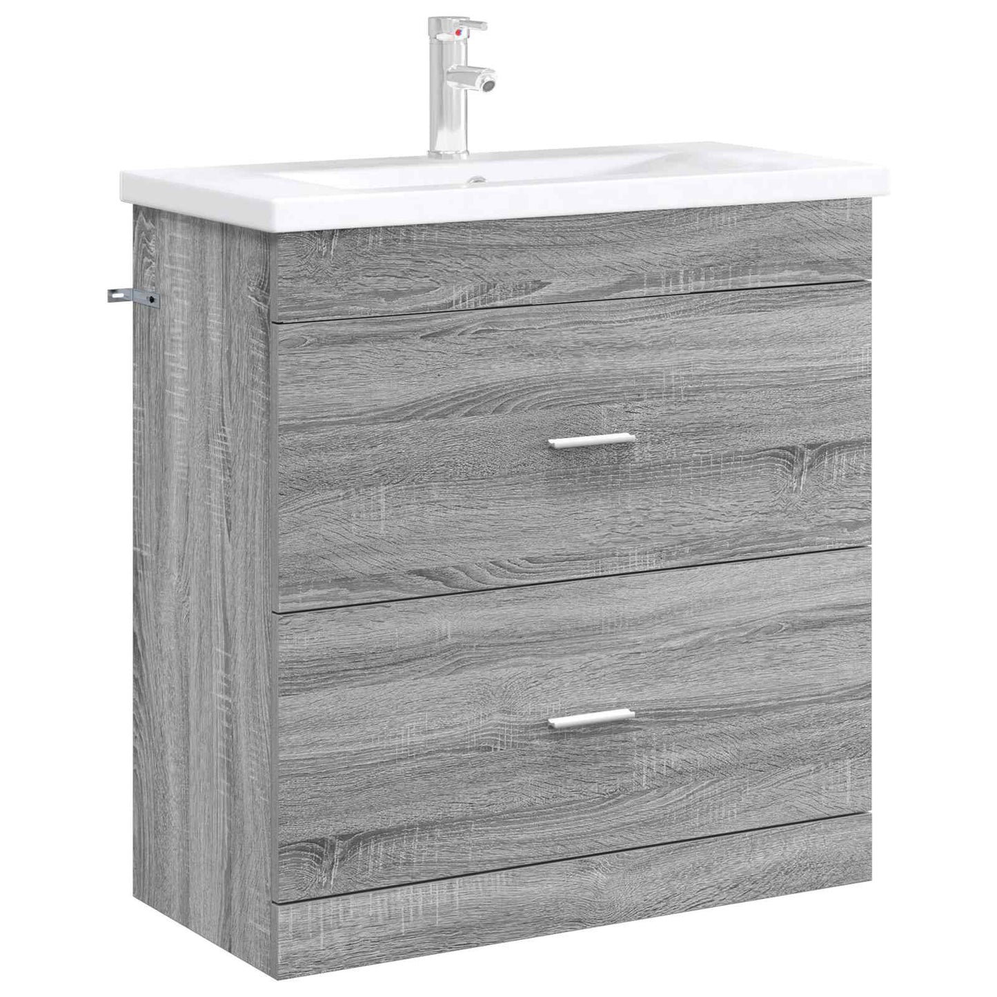 vidaXL Ντουλάπι Κάτω από τον Νιπτήρα Γκρι Sonoma 78,5 x 37,5 x 81 εκ
