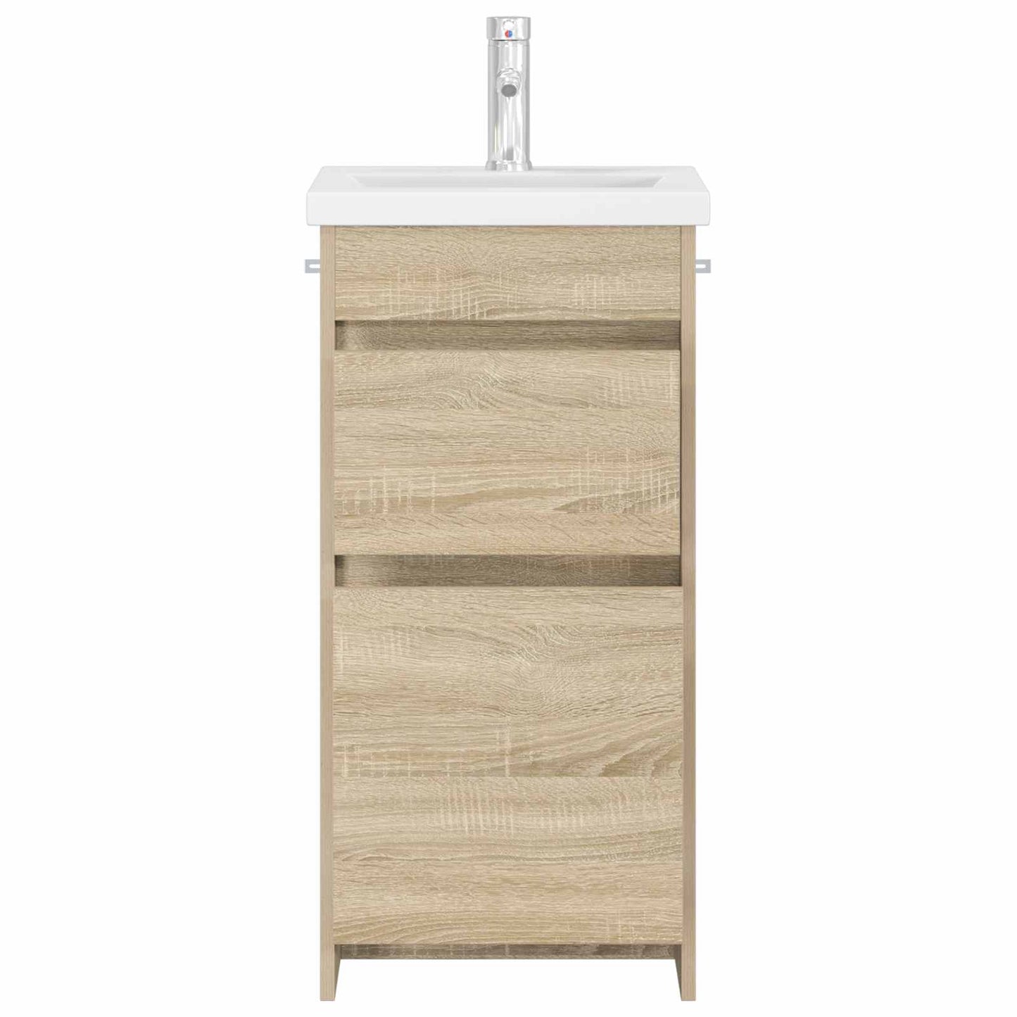 vidaXL Καθρέφτης μπάνιου με νιπτήρα Sonoma Δρυς 42 x 40 x 84,5 εκ