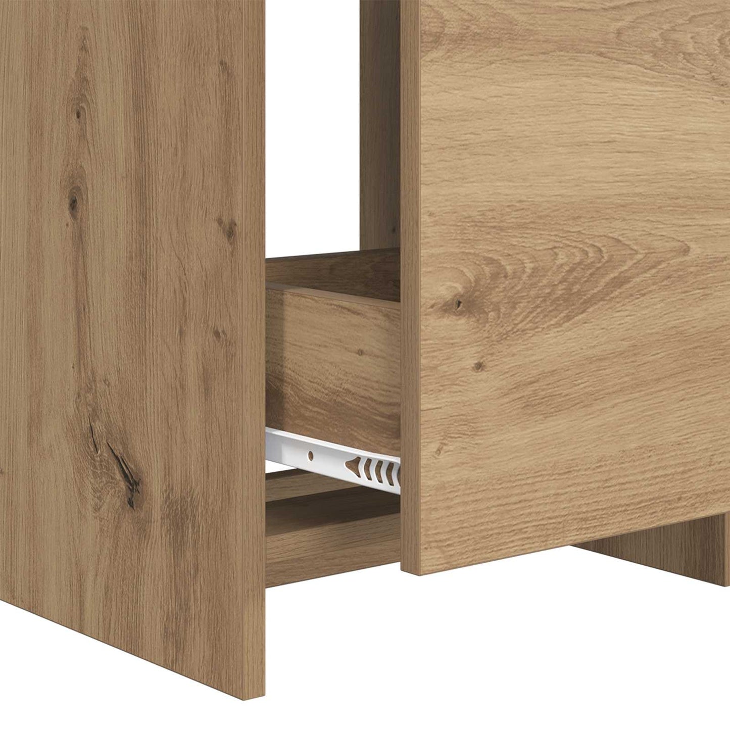 vidaXL Καθρέφτης μπάνιου με νιπτήρα Artisan Δρυς 42 x 40 x 84,5 εκ