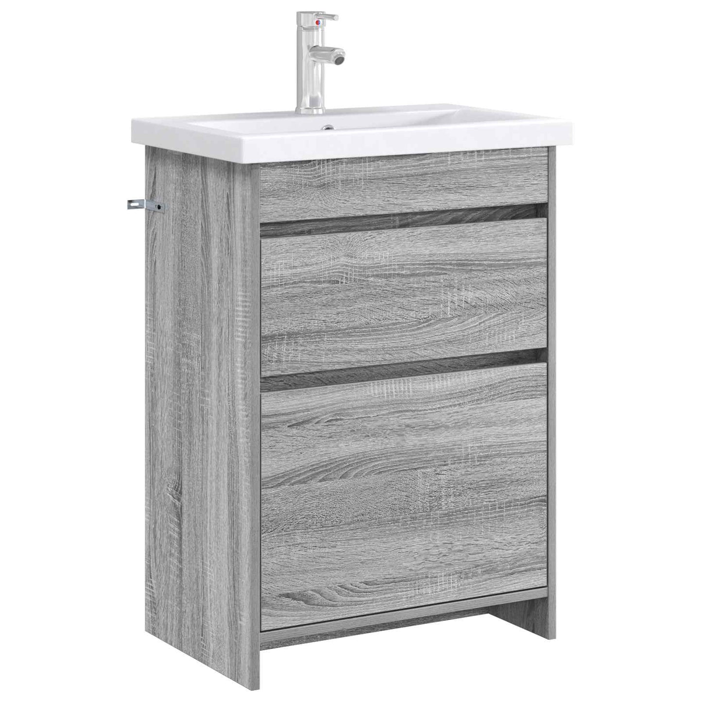 vidaXL Ντουλάπι Κάτω από τον Νιπτήρα Γκρι Sonoma 56 x 37,5 x 81 εκ