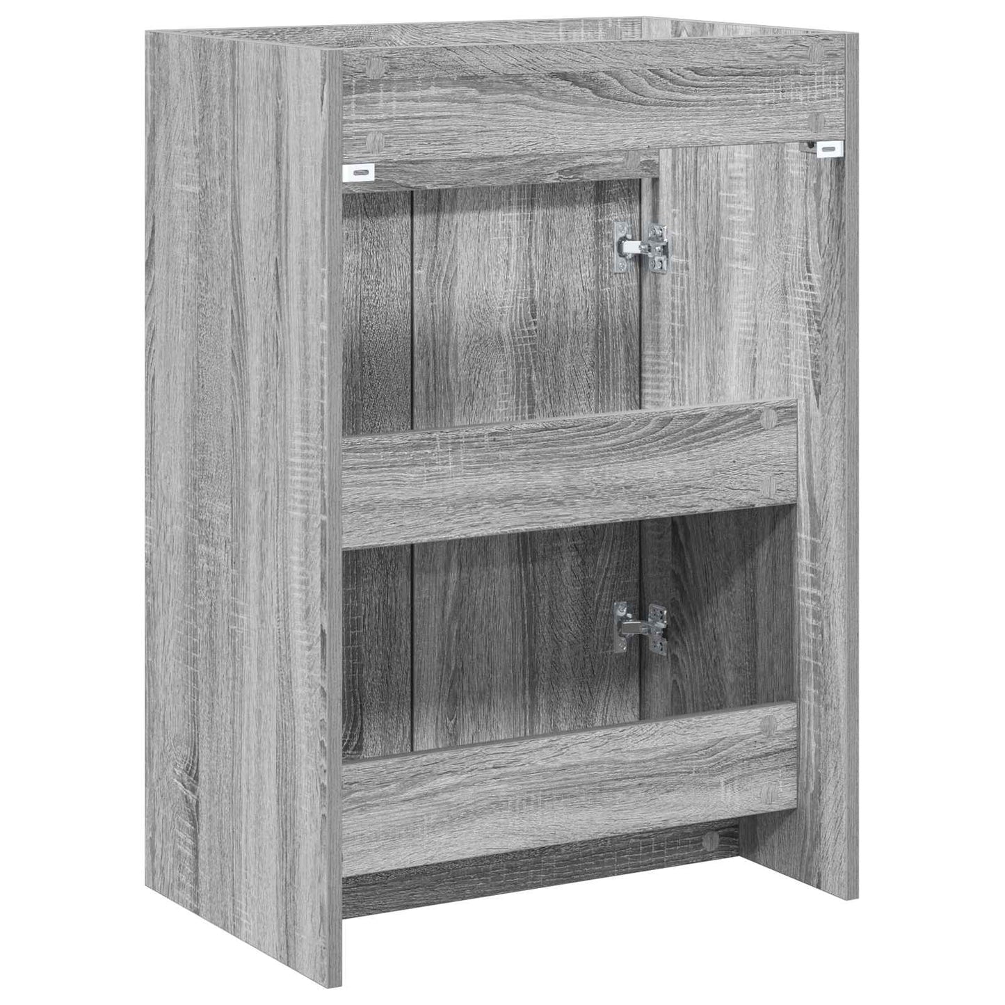 vidaXL Ντουλάπι Κάτω από τον Νιπτήρα Γκρι Sonoma 56 x 37,5 x 81 εκ