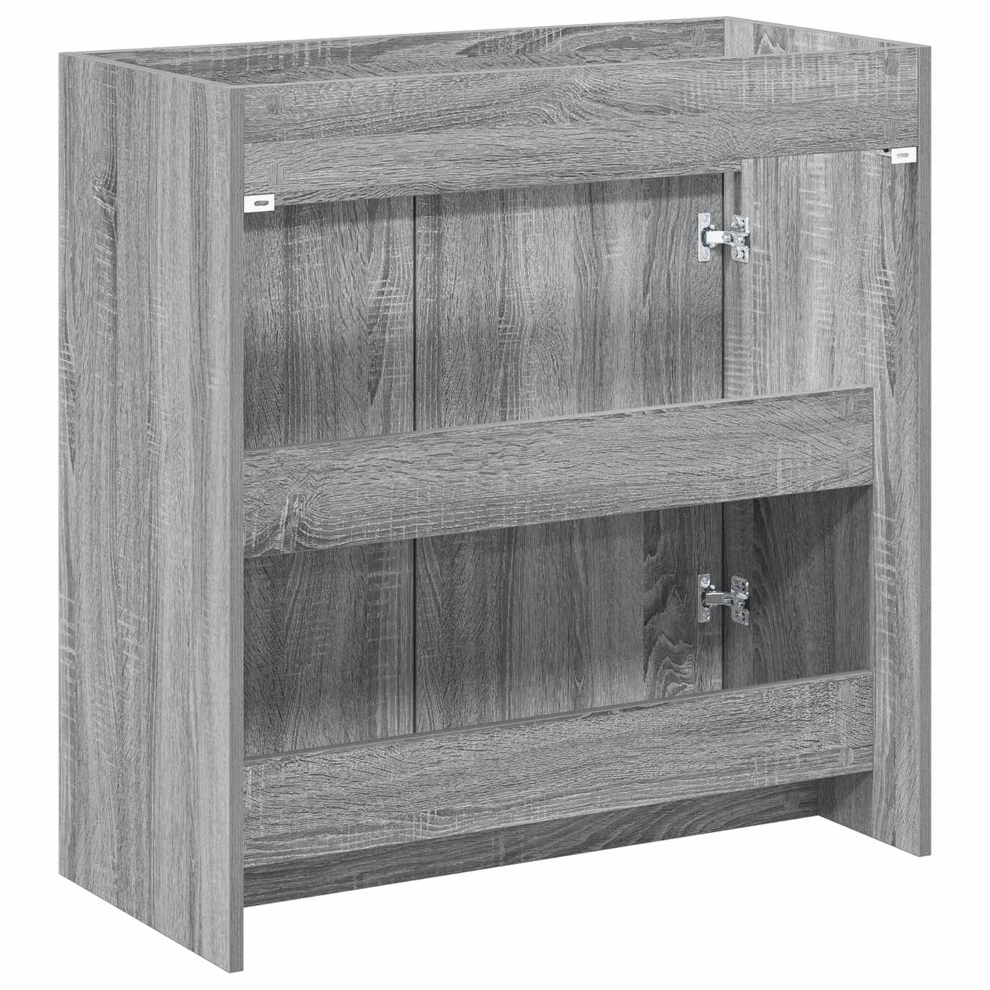vidaXL Ντουλάπι Κάτω από τον Νιπτήρα Γκρι Sonoma 78,5 x 37,5 x 81 εκ