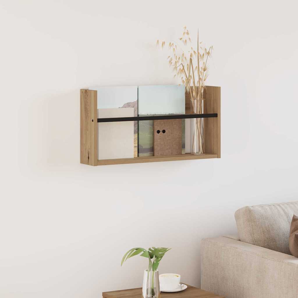 vidaXL Ράφι Περιοδικών Artisan Oak 60 x 12 x 30 εκ Επεξεργασμένο ξύλο