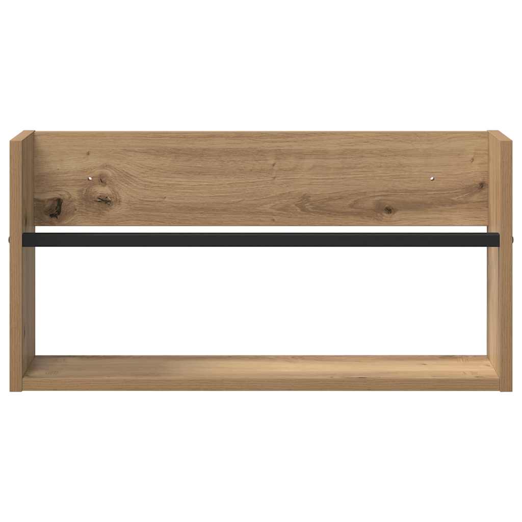 vidaXL Ράφι Περιοδικών με ράφι 2 pcs Artisan Oak 60 x 12 x 30 εκ