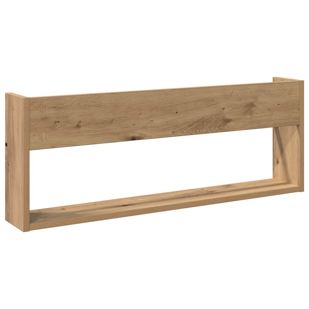 vidaXL Ράφι Περιοδικών με ράφι 2 pcs Artisan Oak 80 x 12 x 30 εκ