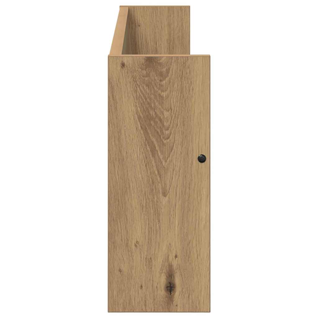 vidaXL Ράφι Περιοδικών με ράφι 2 pcs Artisan Oak 80 x 12 x 30 εκ