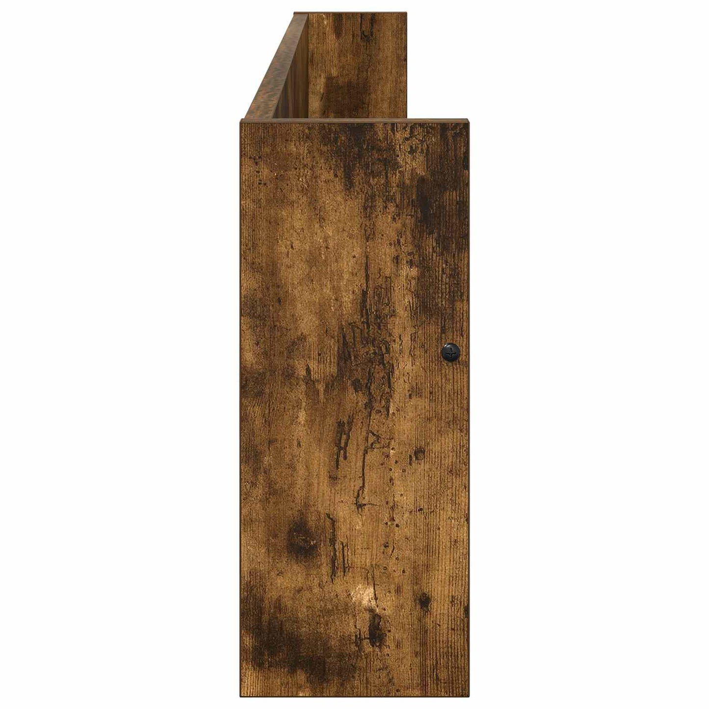 vidaXL Ράφι Περιοδικών με ράφι Καπνιστό Δρύς 100 x 12 x 30 εκ