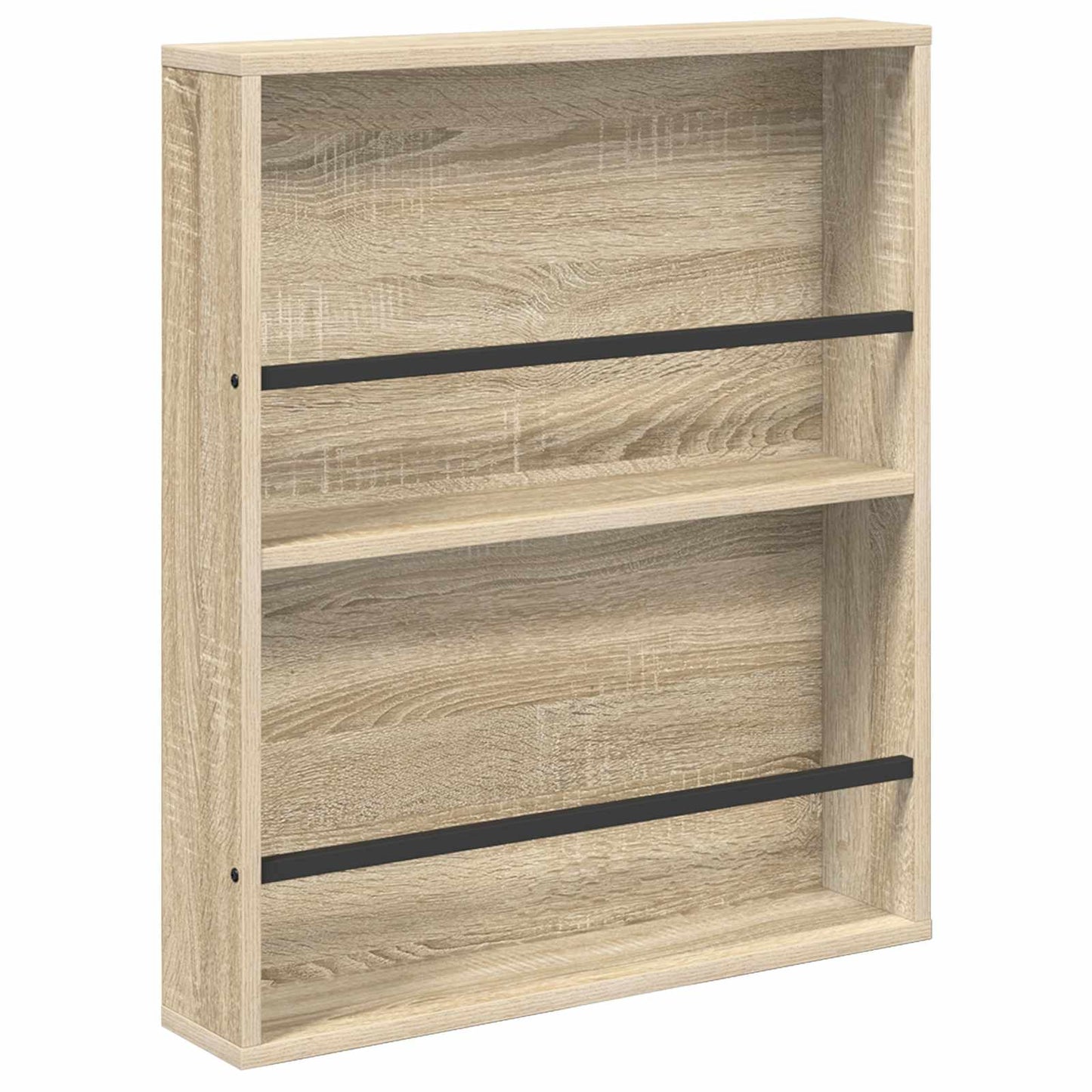 vidaXL Ράφι Περιοδικών με ράφι 2 pcs Δρύς Sonoma 60 x 12 x 70 εκ