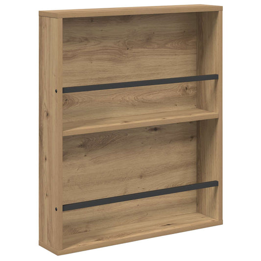 vidaXL Ράφι Περιοδικών Artisan Oak 60 x 12 x 70 εκ Επεξεργασμένο Ξύλο
