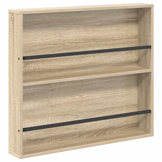 vidaXL Ράφι Περιοδικών Δρύς Sonoma 80 x 12 x 70 εκ Επεξεργασμένο ξύλο