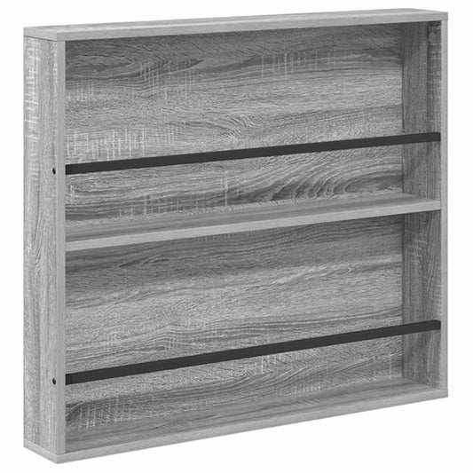vidaXL Ράφι Περιοδικών Γκρι Sonoma 80 x 12 x 70 εκ Επεξεργασμένο Ξύλο