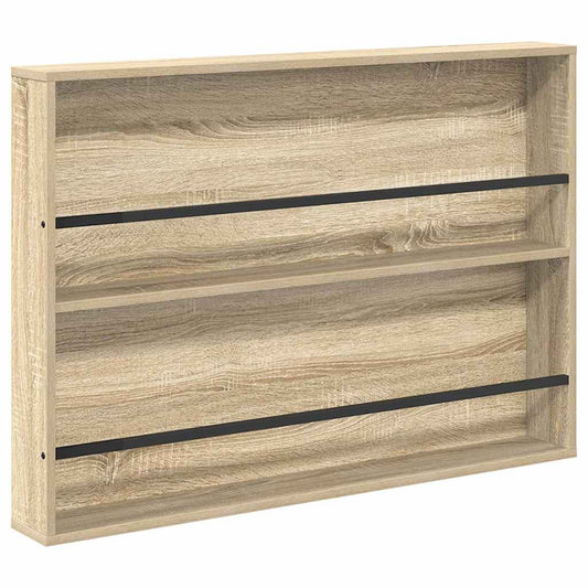 vidaXL Ράφι Περιοδικών Δρύς Sonoma 100 x 12 x 70 εκ Επεξεργασμένο ξύλο