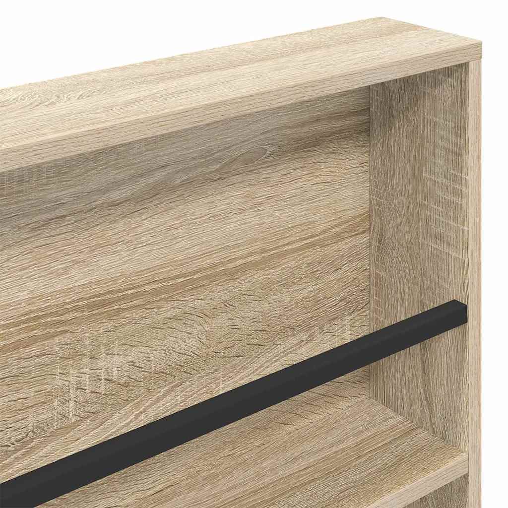 vidaXL Ράφι Περιοδικών με ράφι 2 pcs Δρύς Sonoma 100 x 12 x 70 εκ