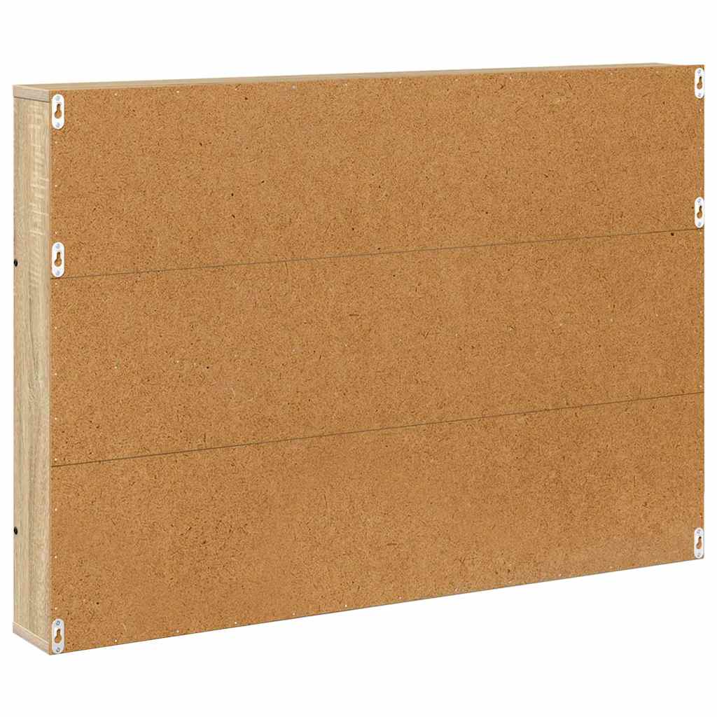 vidaXL Ράφι Περιοδικών με ράφι 2 pcs Δρύς Sonoma 100 x 12 x 70 εκ