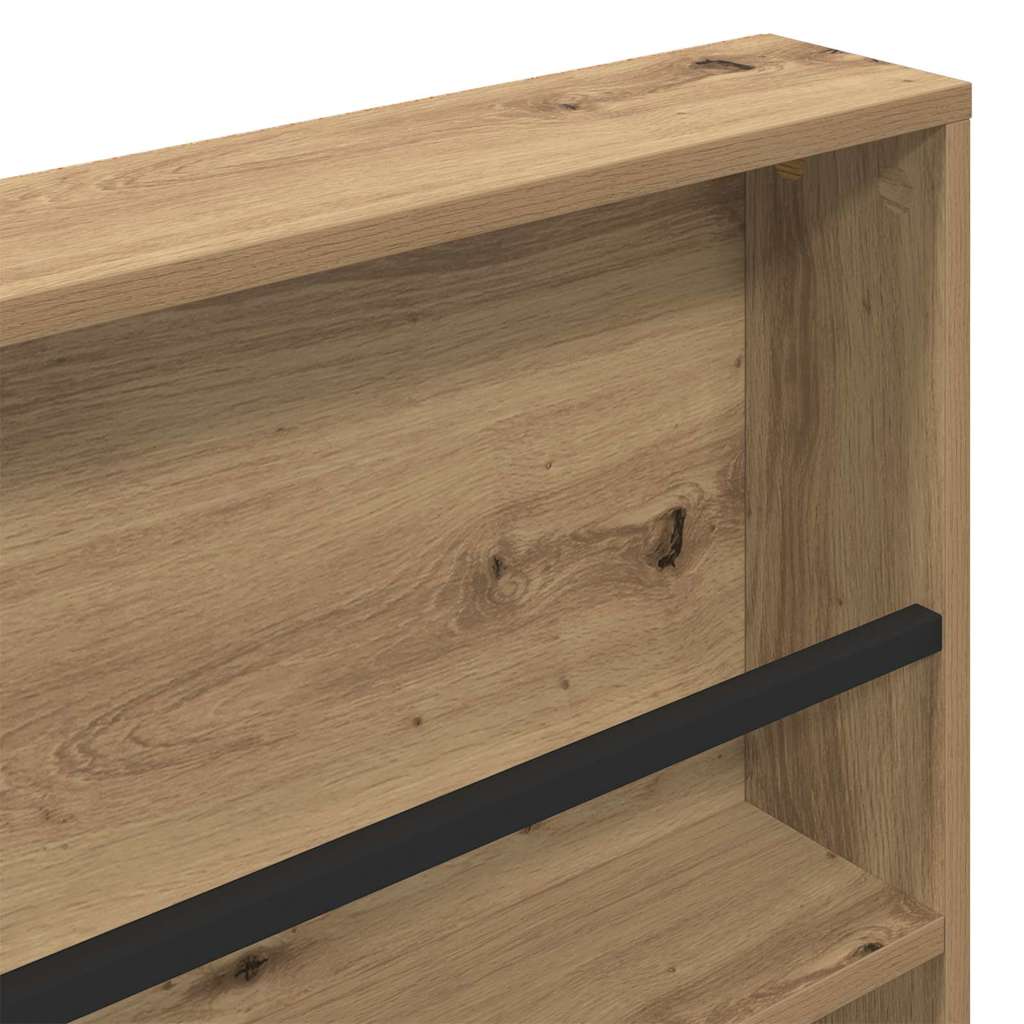 vidaXL Ράφι Περιοδικών Artisan Oak 100 x 12 x 70 εκ Επεξεργασμένο ξύλο