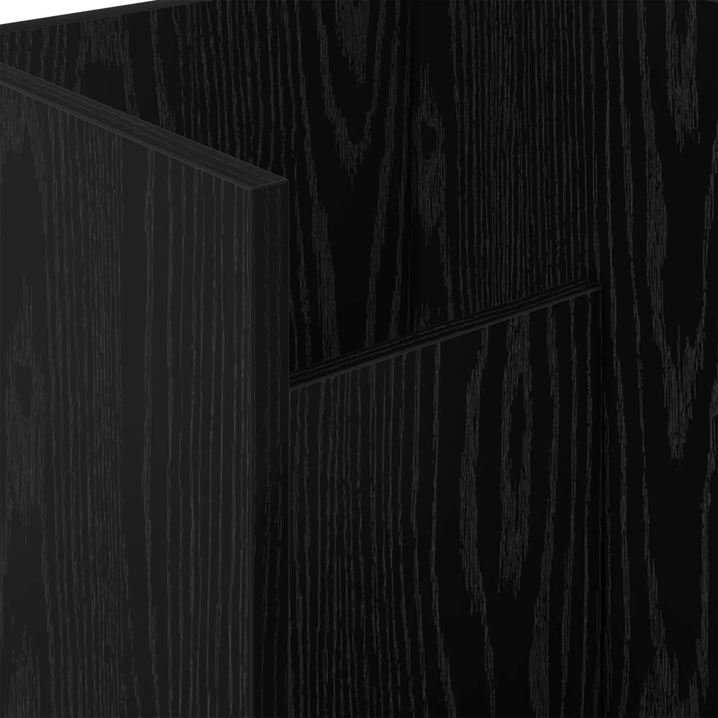 vidaXL Ράφι Περιοδικών Μαύρη Οξυά 35 x 35 x 45 εκ Επεξεργασμένο ξύλο