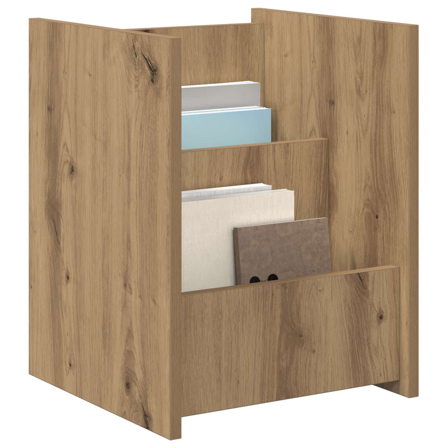 vidaXL Ράφι Περιοδικών Artisan Oak 35 x 35 x 45 εκ Επεξεργασμένο ξύλο