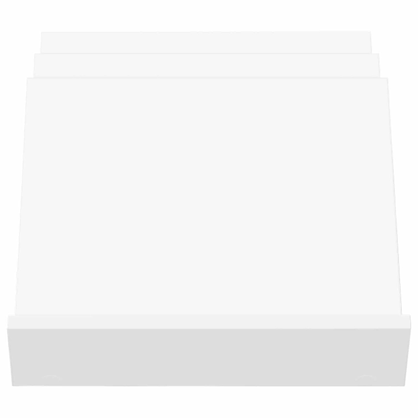 vidaXL Ράφι Περιοδικών Λευκό 53 x 40 x 28.5 εκ Επεξεργασμένο ξύλο