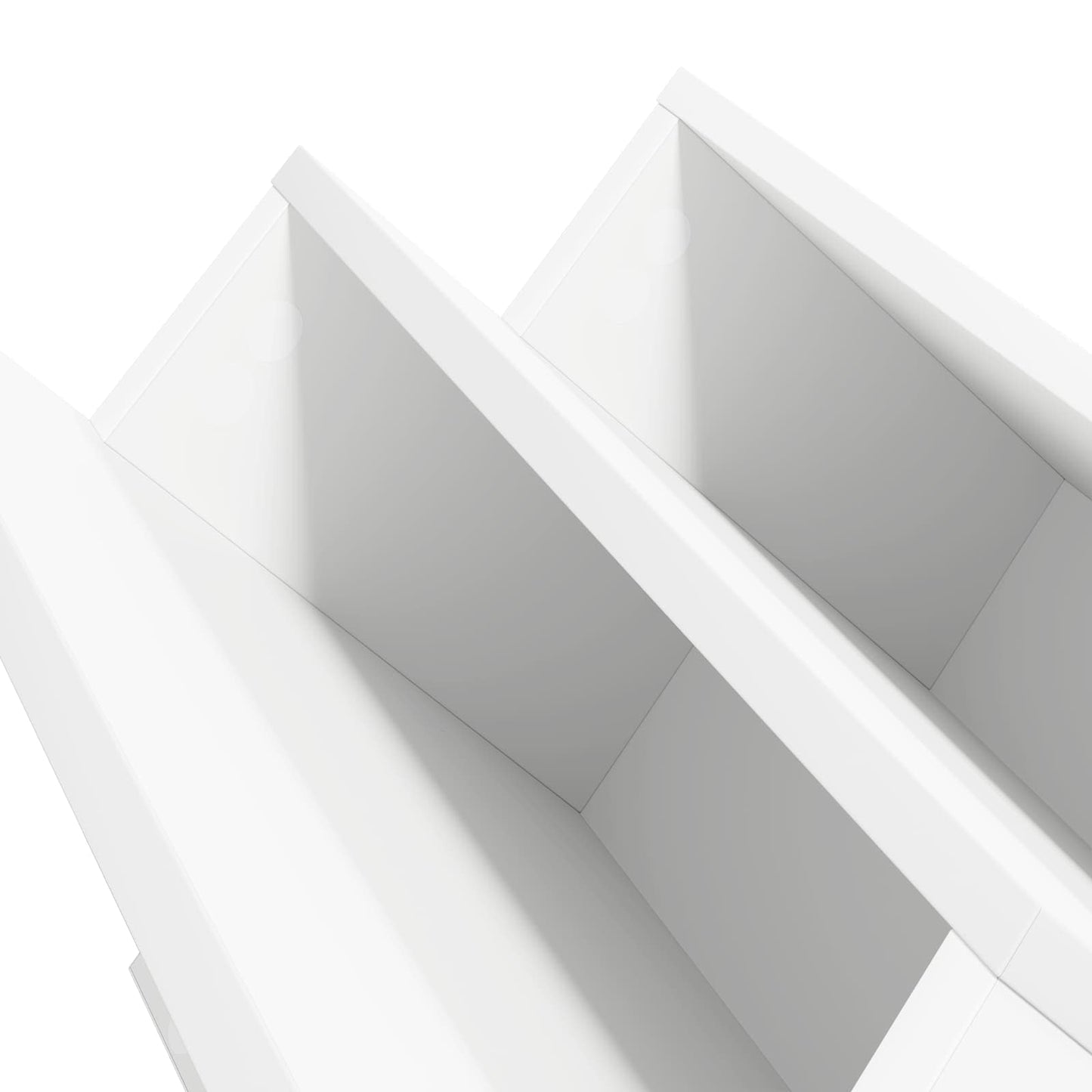 vidaXL Ράφι Περιοδικών Λευκό 90 x 53 x 28,5 εκ Επεξεργασμένο ξύλο