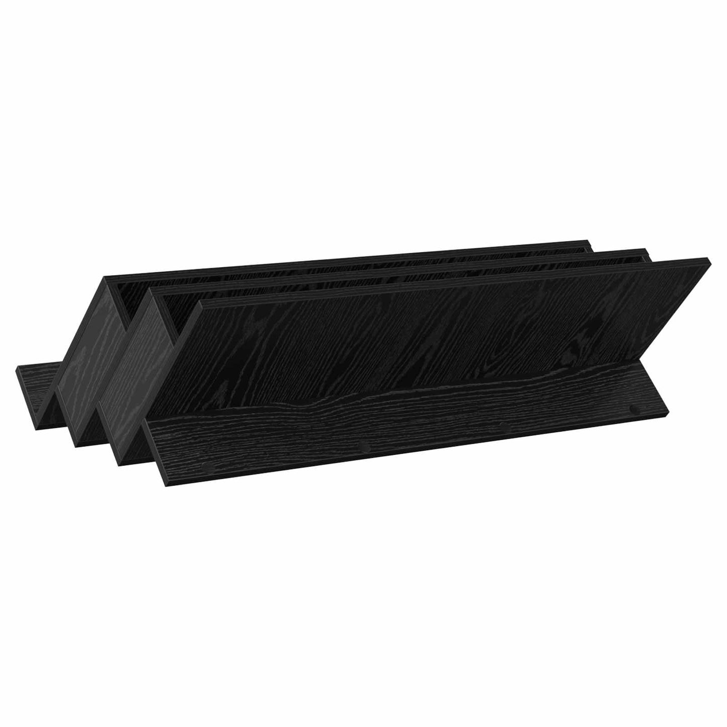 vidaXL Ράφι Περιοδικών Μαύρη Οξυά 90 x 53 x 28,5 εκ Επεξεργασμένο ξύλο