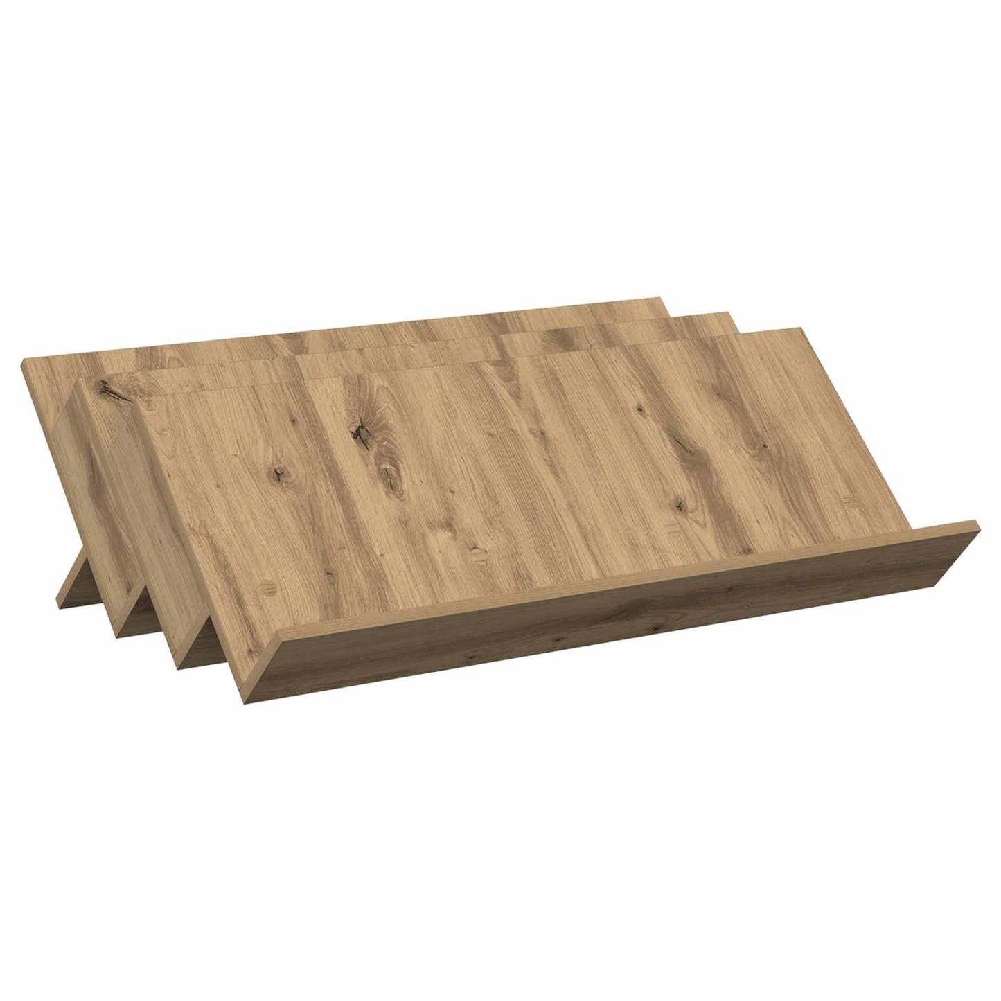 vidaXL Ράφι Περιοδικών με ράφι Artisan Oak 90 x 53 x 28,5 εκ