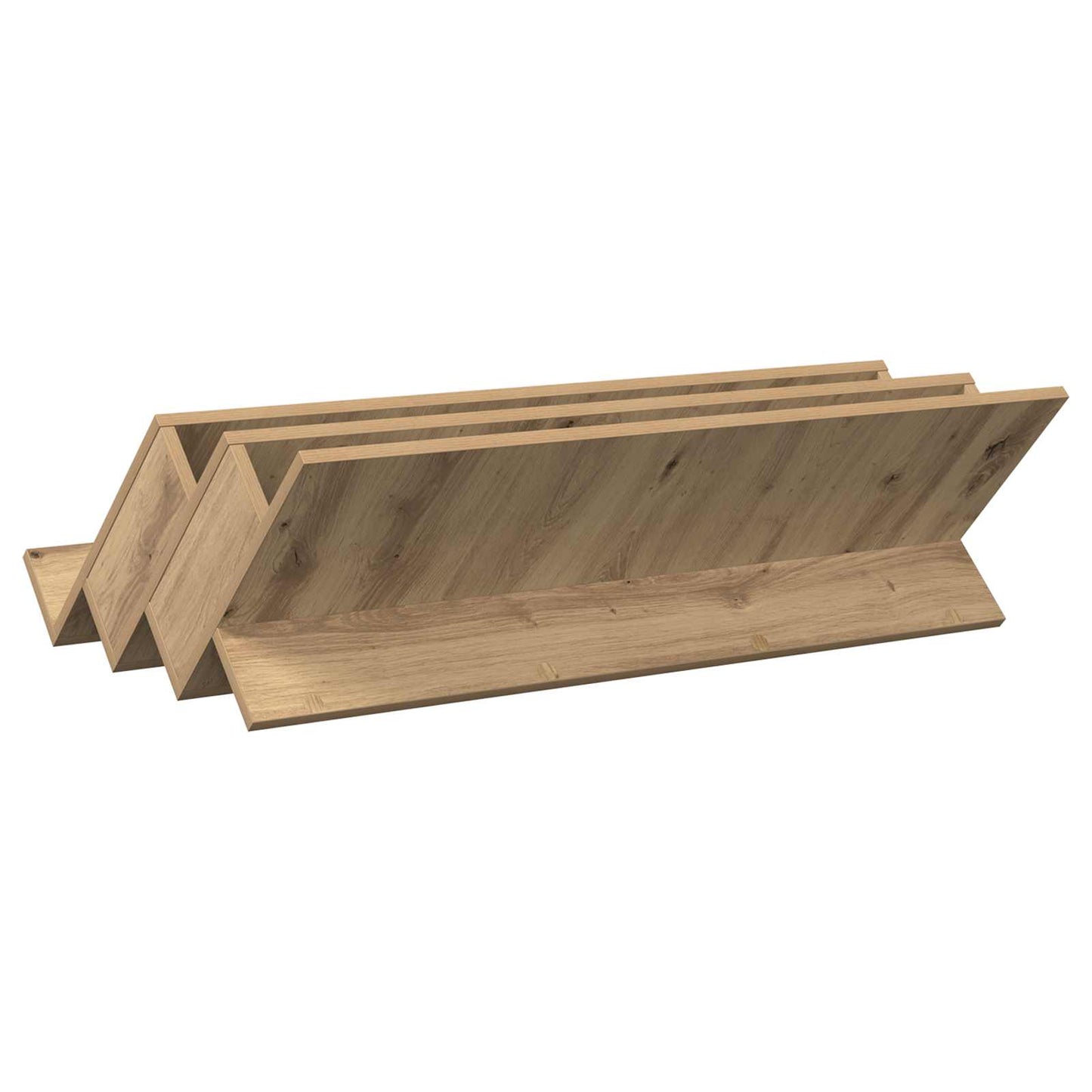 vidaXL Ράφι Περιοδικών με ράφι Artisan Oak 90 x 53 x 28,5 εκ