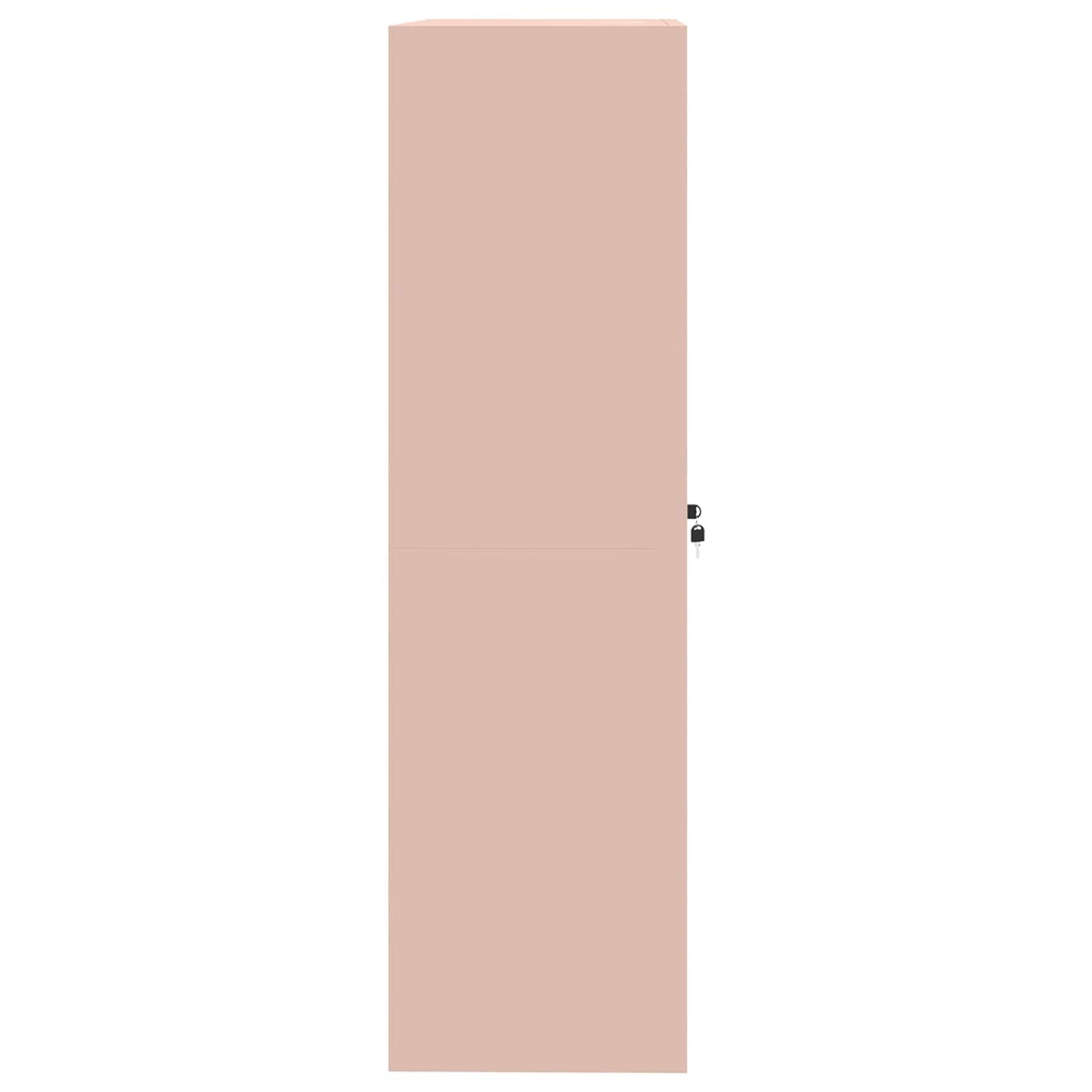 vidaXL Ντουλάπι αποθήκευσης με αποθήκευση 2 pcs Ροζ 90 x 40 x 140 cm