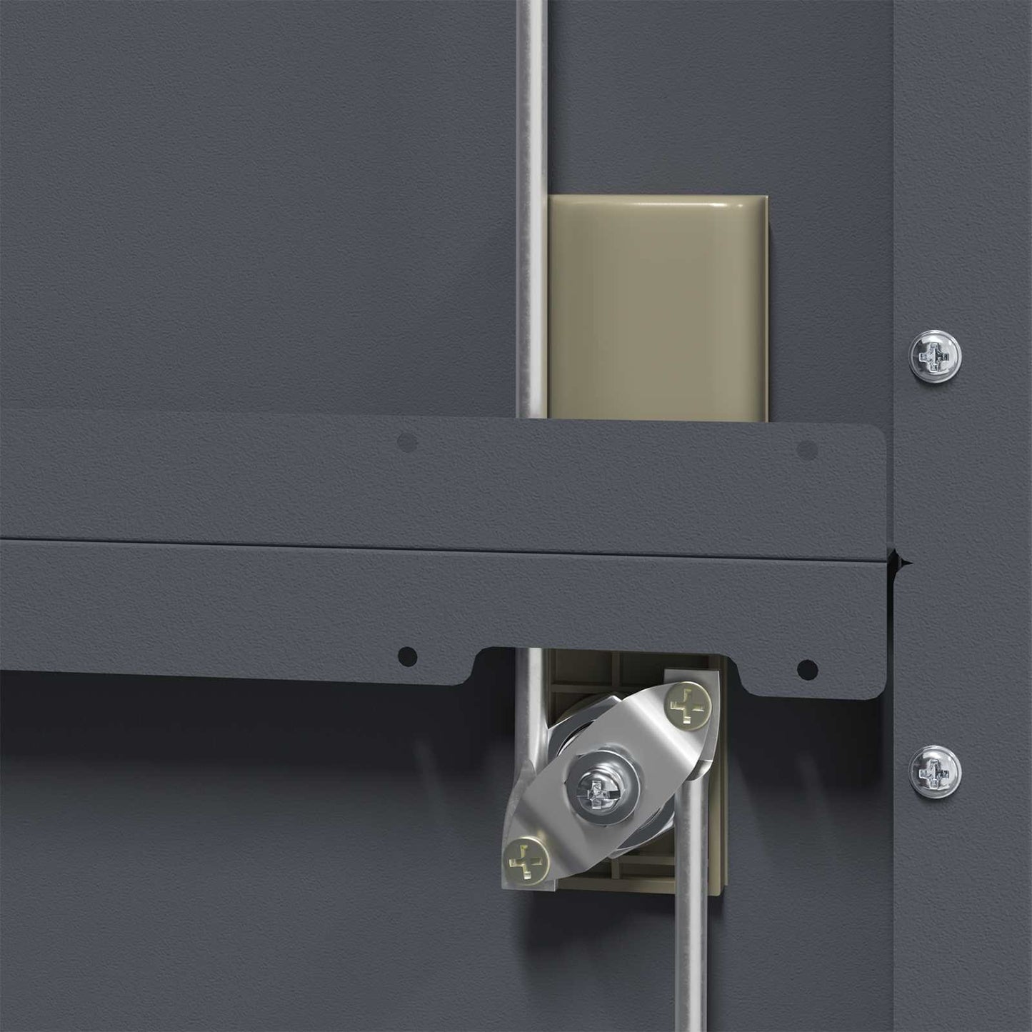 vidaXL Ντουλάπι αποθήκευσης 2 pcs Ανθρακί 90 x 40 x 140 cm