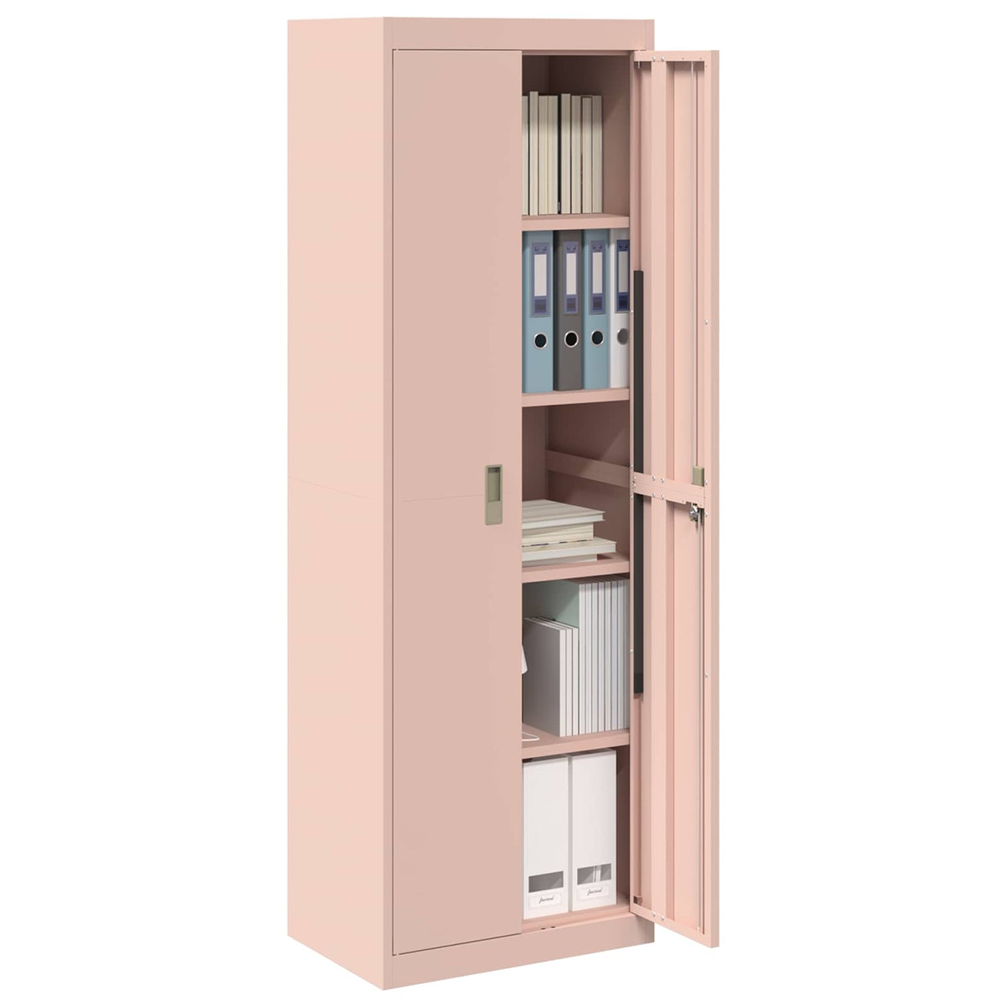 vidaXL Ντουλάπι αποθήκευσης Ροζ 60 x 40 x 180 εκ Ατσάλι