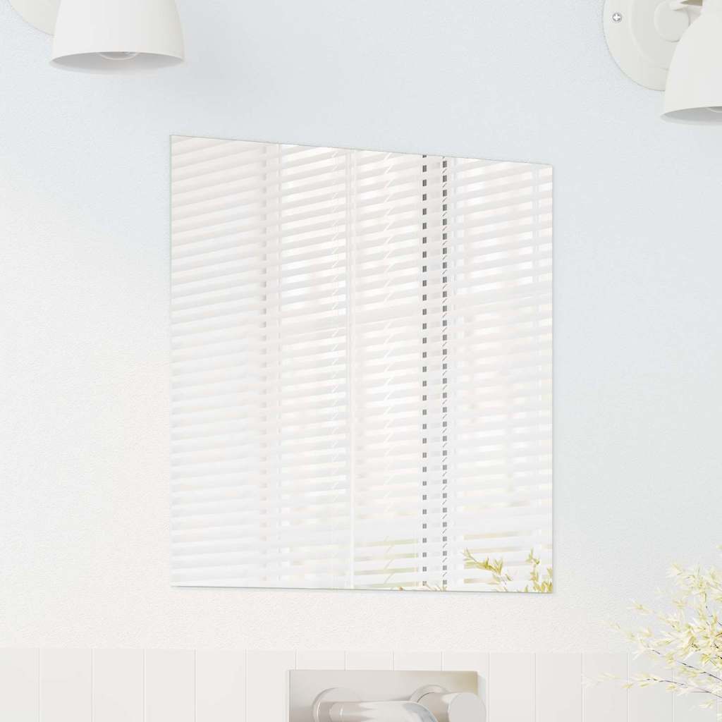 vidaXL Καθρέφτης τοίχου 40 x 40 cm σκληρυμένο γυαλί